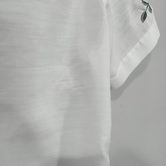 Vintage Tramo Embroidered Short Sleeve Button down Top Size 38 (M) - Picture 10 of 10